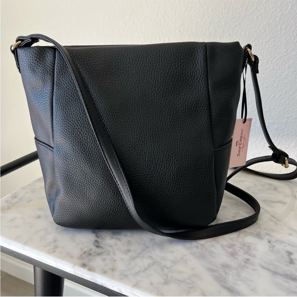 Juicy Couture Escapade Crossbody Black NWT - Picture 4 of 5
